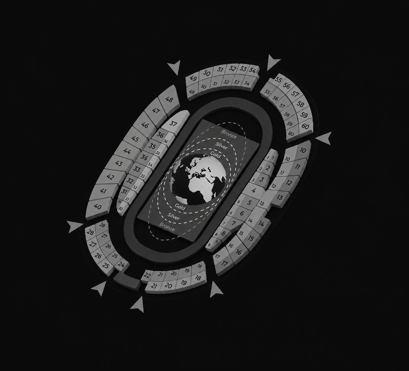 Almaty Central Stadium Seating Overview